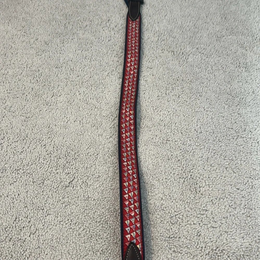 Vineyard Vines Boy’s Red Nautical Flag Belt Size 26